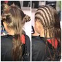 Kid's Braids (straight-back cornrows)