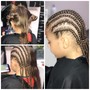 Kid's Braids (straight-back cornrows)