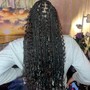 Large Knotless Braids