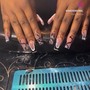 Acrylic full set (medium length)