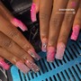 Acrylic full set (medium length)