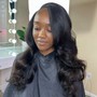 Flip Over Quick Weave (Curly or Wavy Hair Only)