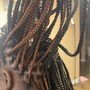 Half Knotless/Half Scalp