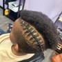 INVISIBLE LOCS WITH BARRELS (NATURAL HAIR)