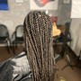 Small Knotless (HUMAN HAIR) Boho/ Goddess