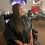 Tree Braids Weave W/ Human Hair (Cornrow Install)