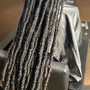 Large Knotless Box Braids