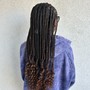 Medium Knotless Braids