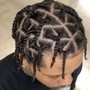 Freestyle feed in braids