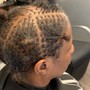 Box braids/two strand twist/ finger coils