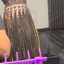 Small knotless braids