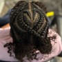 Feed in braids $15 per braid