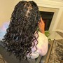 Medium Island Twist/ knotless with bohemian hair