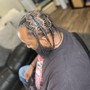 4 to 6 Cornrows w/hair included