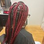 Box Braids w/ added hair