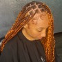 Traditional loc comb out