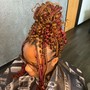 Traditional loc comb out