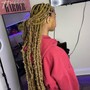 Bohemian knotless Braids