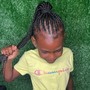 Kid's Braids with hair extension & wash