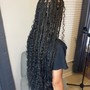 Bohemian knotless Braids