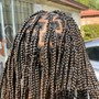 Cornrows-No added hair