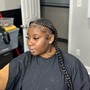 2 Feed In Braids