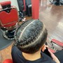 Simple men’s braids