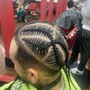 Simple men’s braids