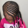 Small knotless Braids