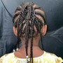 Small knotless Braids