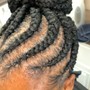 ~ Male 2 Stitched Braids