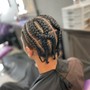 Men Braids 6 Straight Back