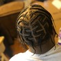 Male freestyle braids