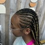 Kid's Braids two ponytail