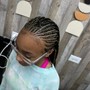 Kid's Braids two ponytail