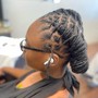 Natural hair Cornrows