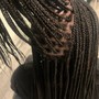 Waist Length Large knotless Box Braids