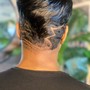 Barber Cut w/ design