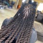 Large Knotless Braids