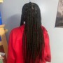 Knotless Braids (Small or Medium and Mid back)