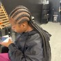 6-8 Feed Ins Braids