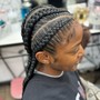 Slick Ponytail( braided, glued, sew-in)