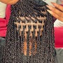 TenickaB 4 Ombré Knotless (back of calf length/ hair included )