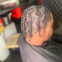 Men's braid styles (2-8 cornrows)