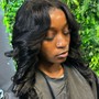 Quick Weave touch up & style