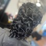 Curls w/silk press