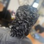 Curls w/silk press