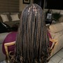 Short Knotless Braids w/ beads