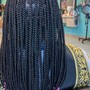 Knotless braids medium