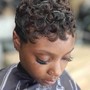 (NH) Two Strand Flat Twists Updo